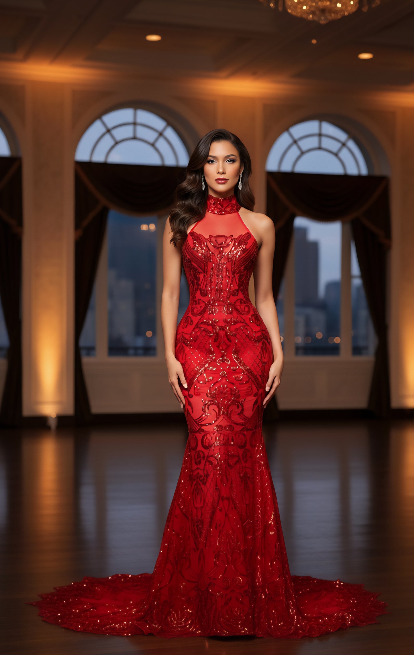 Sequin Lagoon Mermaid Gown