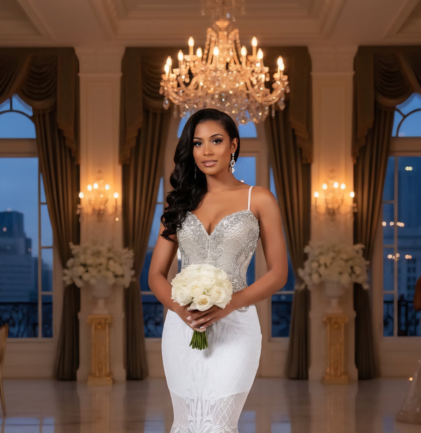 White Diamond Victoria wedding Dress