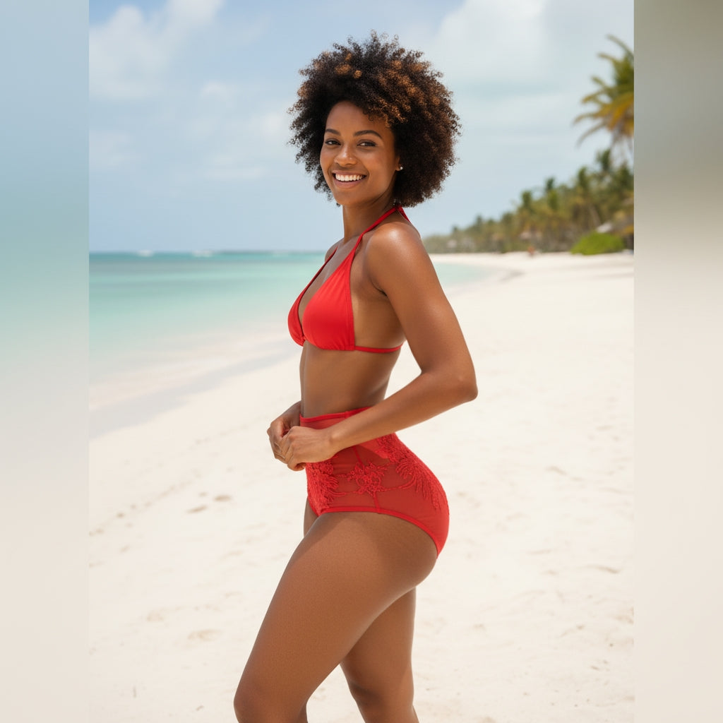 Sun-Kissed High Waist Bikini