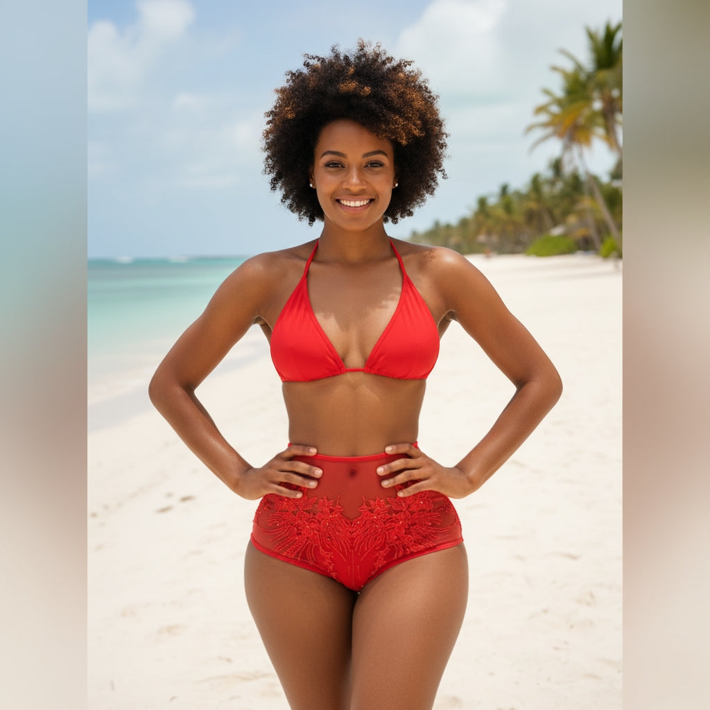 Sun-Kissed High Waist Bikini
