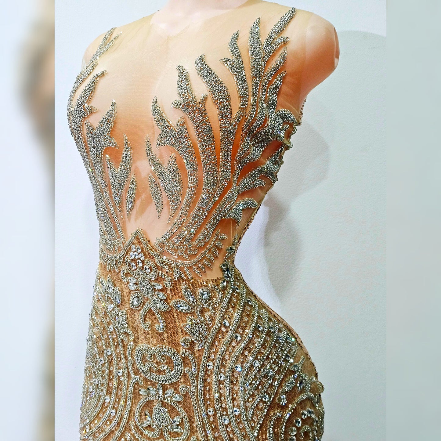 Rhinestone Cocktail Dress