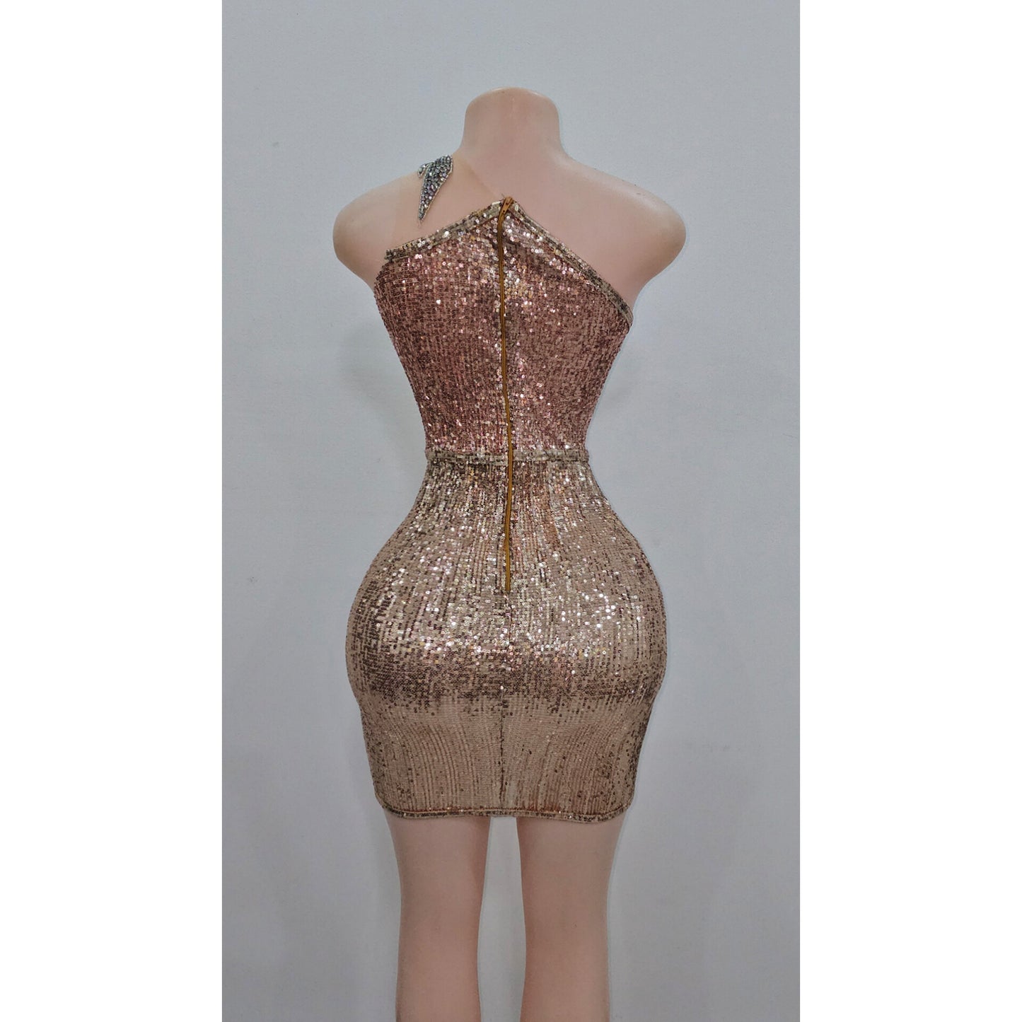Goteo Cocktail Rhinestone Dress