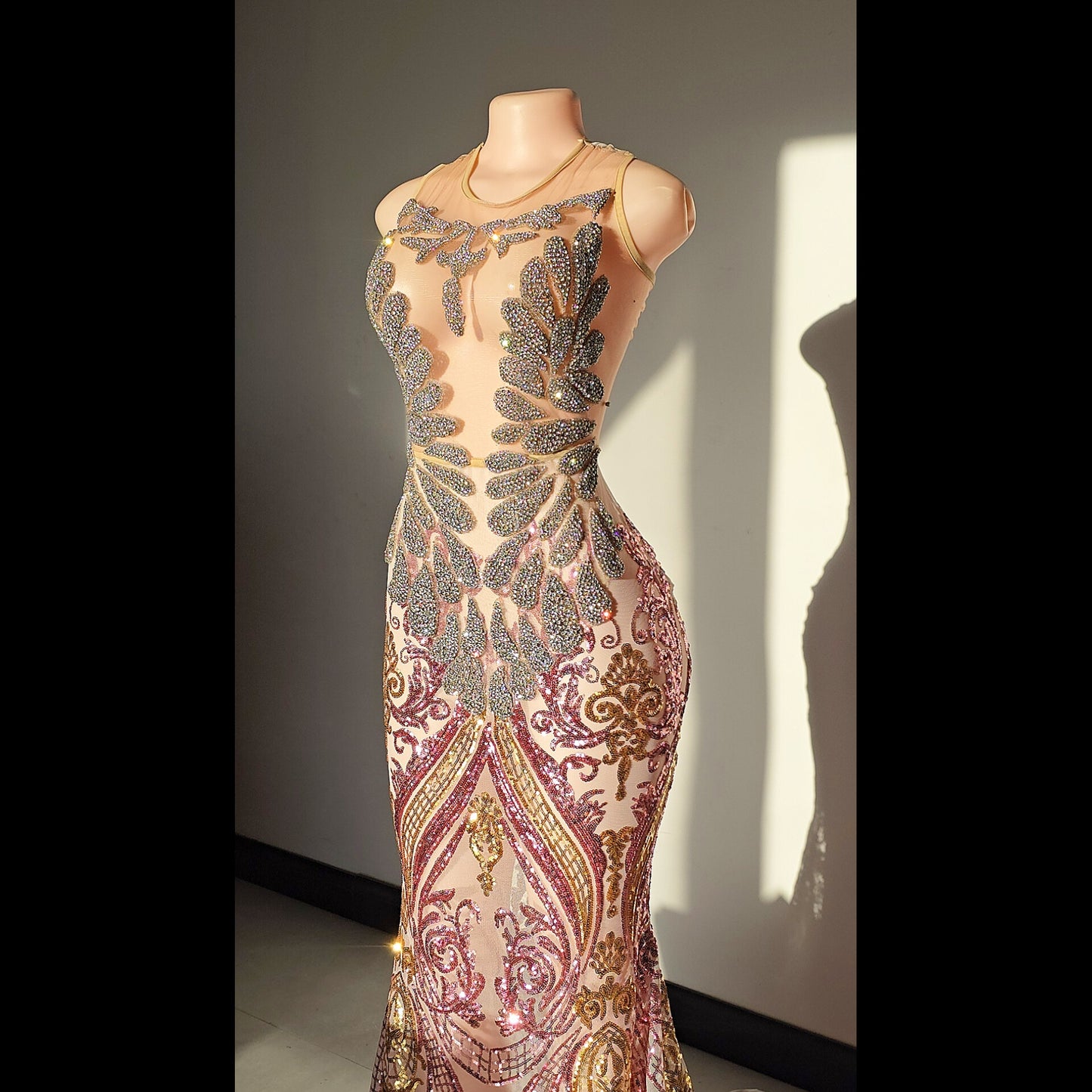 Gigi Amani Sequin Mermaid Dress