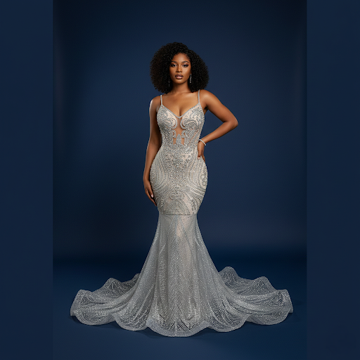Vahalah Mermaid Gown – Shop Elegant Evening Glam at Nishkollection