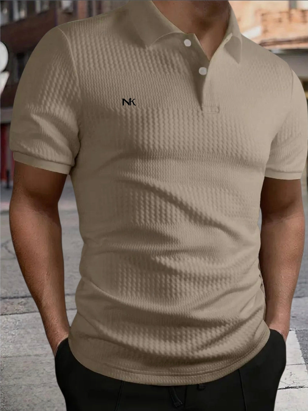 Nk Pattern Polo Shirt