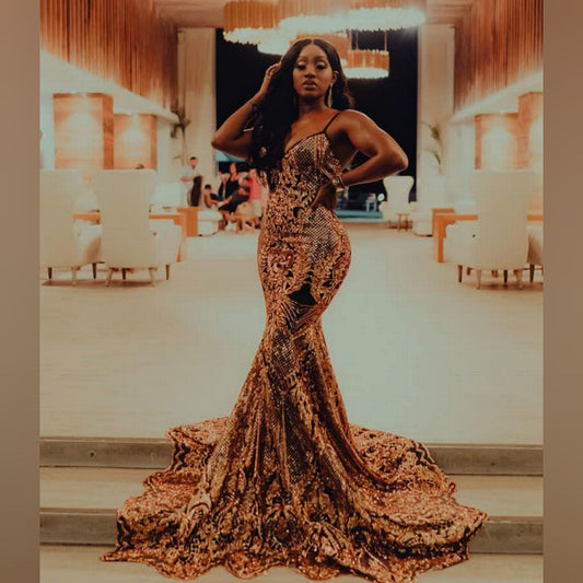 JadorAmani Sequin Mermaid Gown