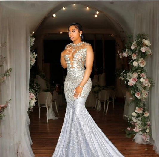 Naijah Rhinestone Mermaid Gown