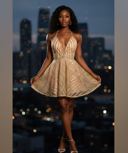 Giselle Sweetheart Skater Dress