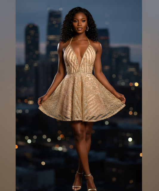 Giselle Sweetheart Skater Dress
