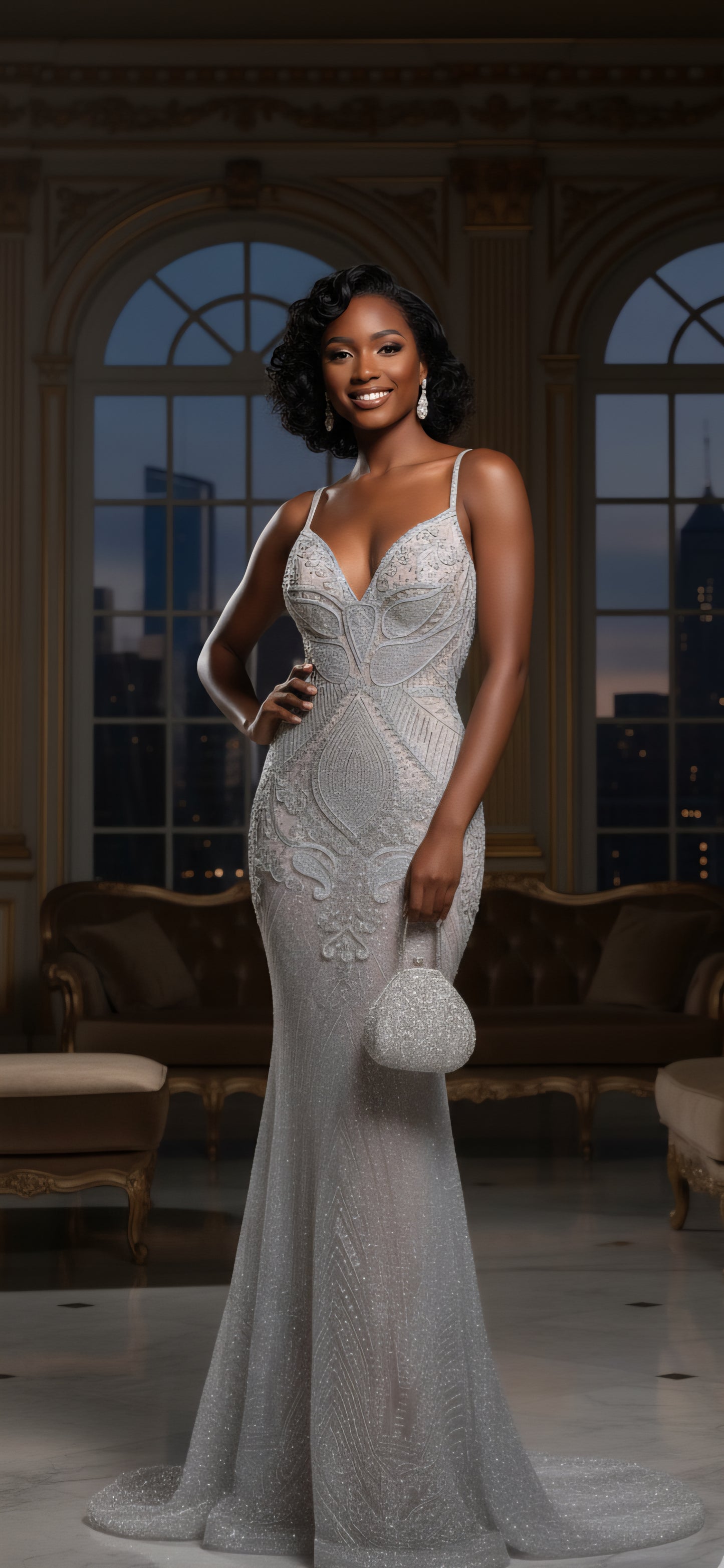 Shimmer Viking Mermaid Dress