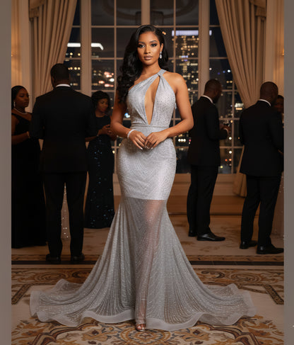 Solange Glitter mermaid dress