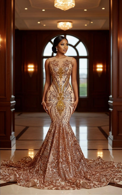 Cleoh Sequin Mermaid Dress