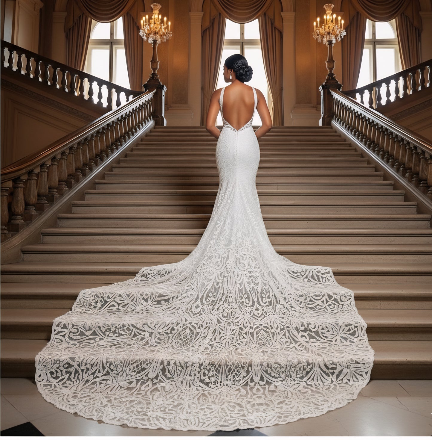 Breonnah Mermaid Wedding Gown