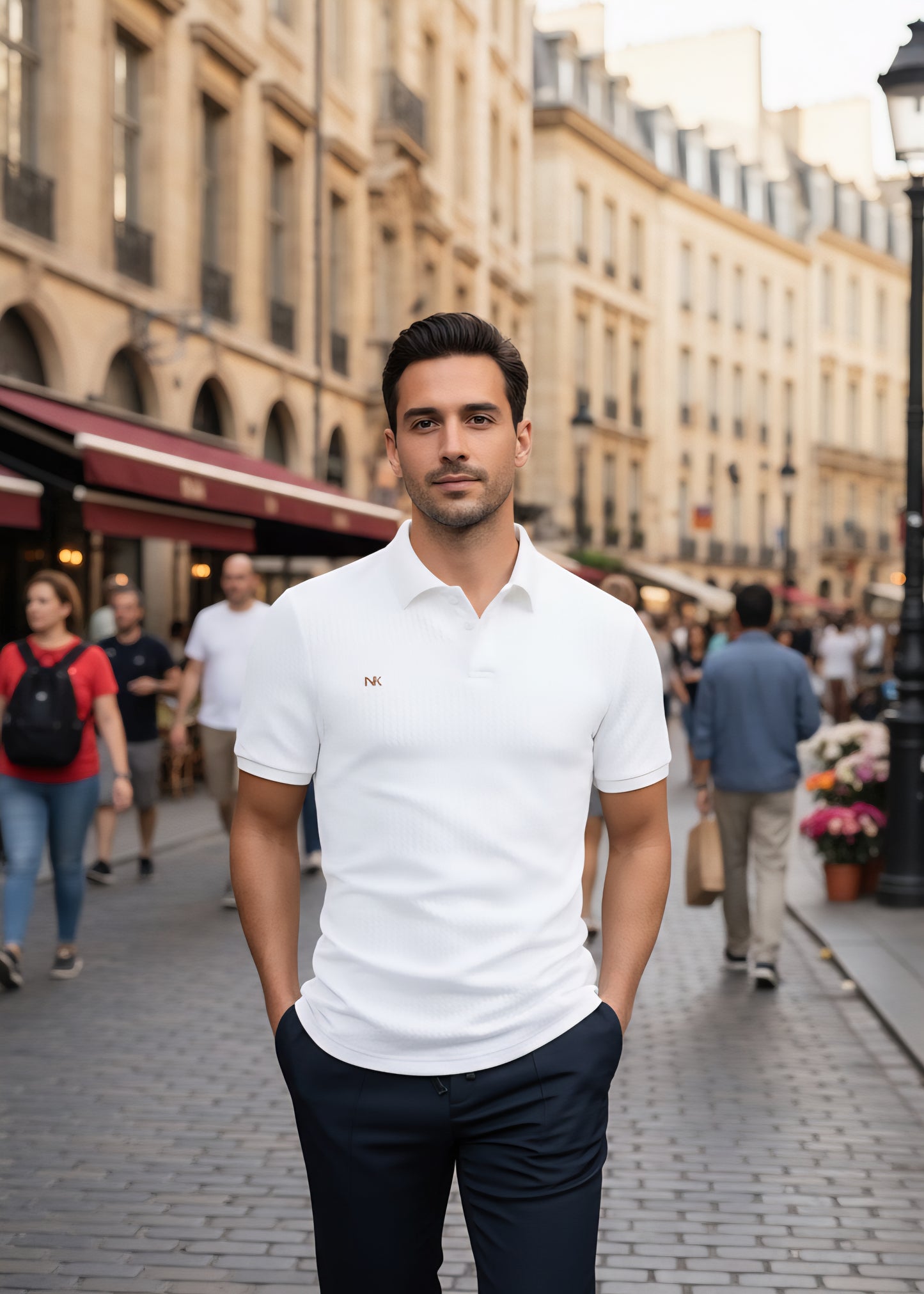 Nk Pattern Polo Shirt