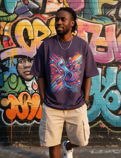 Neon Swirl T-Shirt