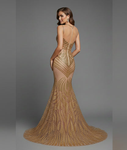 Mecca 360 Rhinestone Mermaid Dress