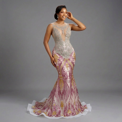 Gigi Amani Sequin Mermaid Dress