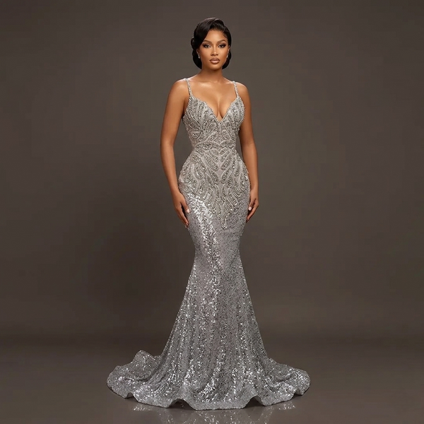 rhinestone mermaid dress Pink Rhinestone Chapel Feather Train Mermaid Prom Dress