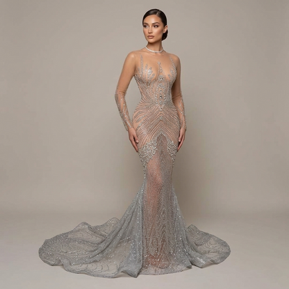 Shimmer Paris Blist Mermaid Dress