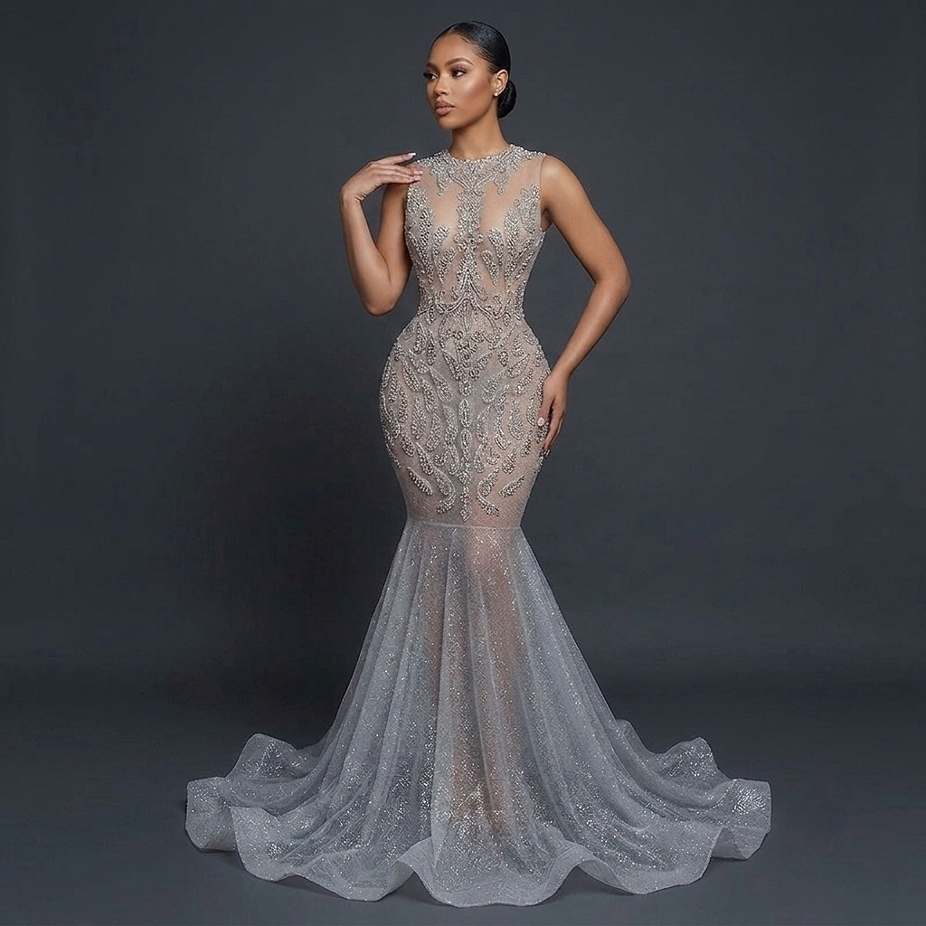 Diamond Phetish Glitter Mermaid Dress