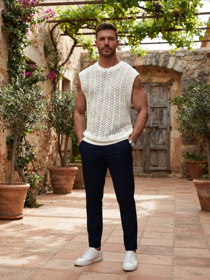 Classic Knit Vest Sweater
