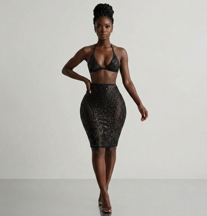 Nequam Allele Skirt Set