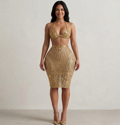 Nequam Allele Skirt Set