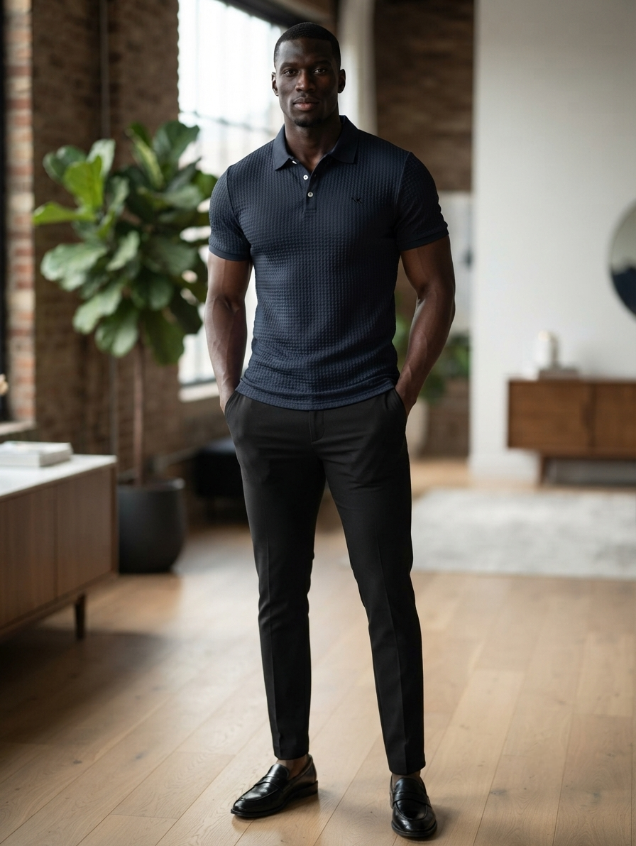 Nk Pattern Polo Shirt