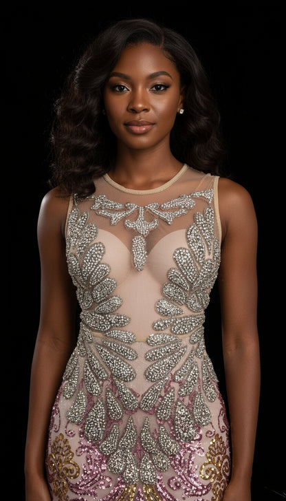 Gigi Amani Sequin Mermaid Dress