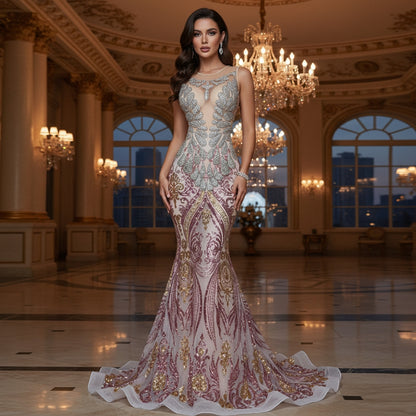 Gigi Amani Sequin Mermaid Dress