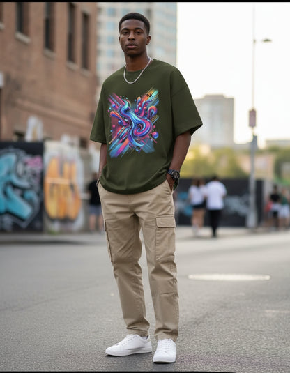 Neon Swirl T-Shirt
