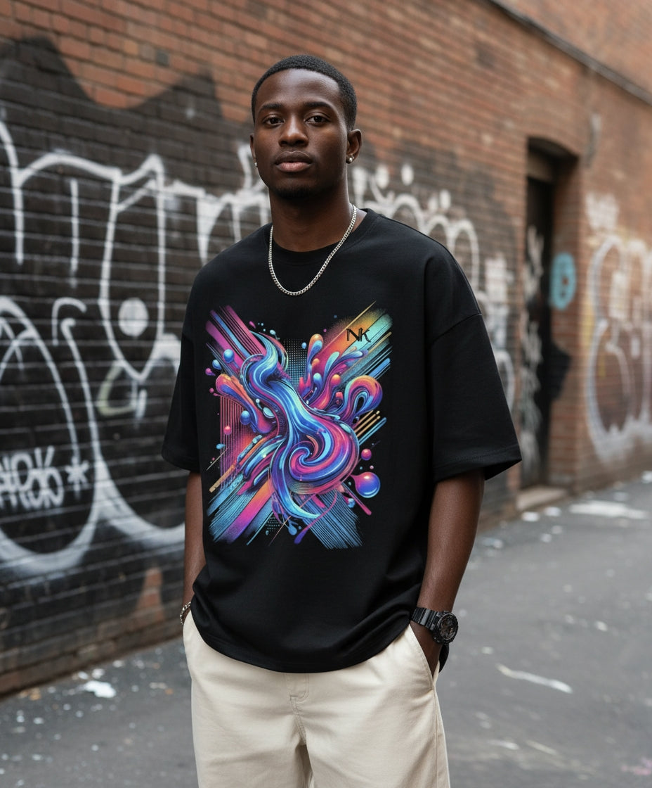 Neon Swirl T-Shirt