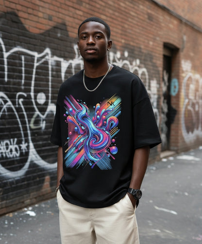 Neon Swirl T-Shirt