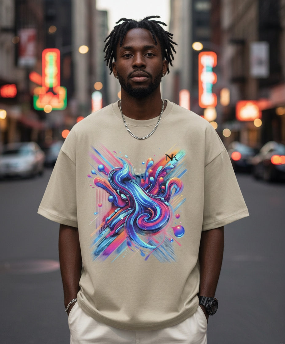 Neon Swirl T-Shirt