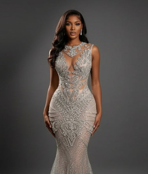 Naijah Rhinestone Mermaid Gown