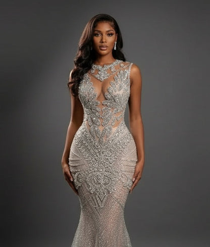 Naijah Rhinestone Mermaid Gown