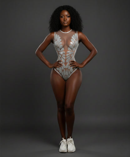 Gabrielle Rhinestone Bodysuit