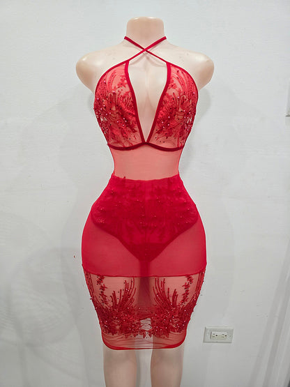 Asimi Swimsuit Skirt Set