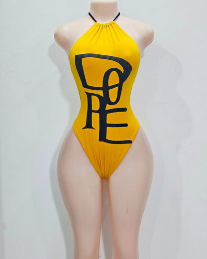 Dope Spandex one piece swimsuit