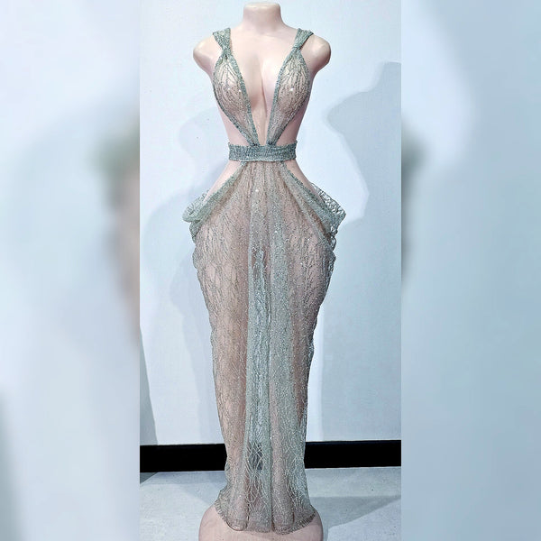 glitter goddess dress Shimmer sheer – Nishkollection dresses20_50