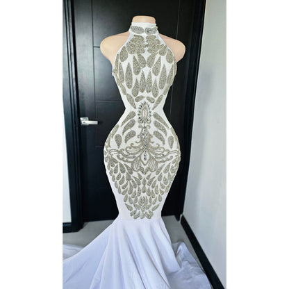 XO Vogue Rhinestone Wedding Gown