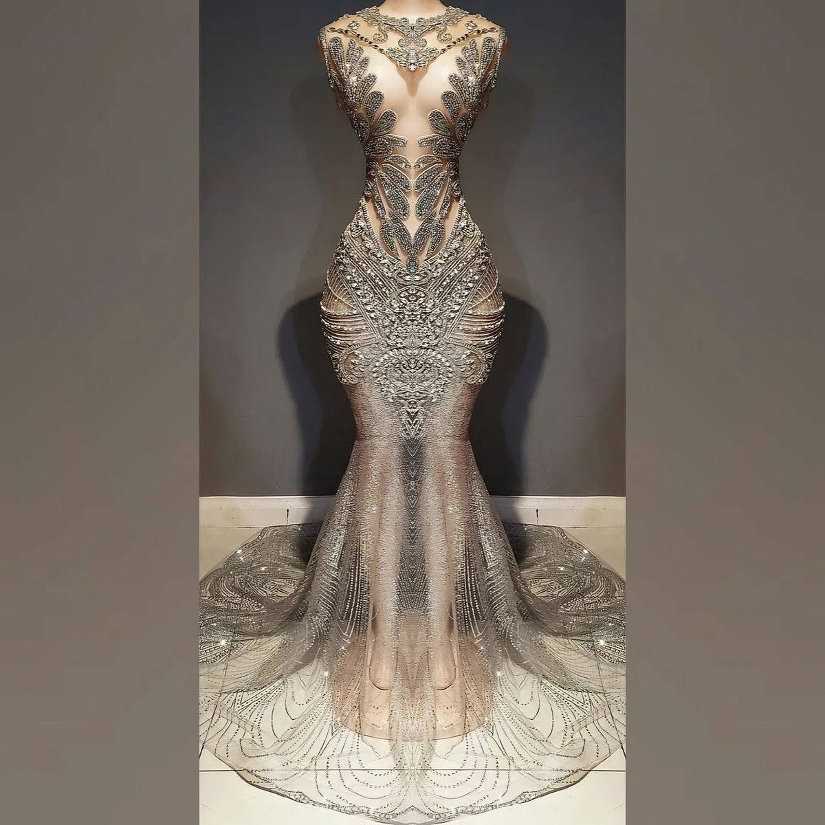 Naijah Rhinestone Mermaid Gown