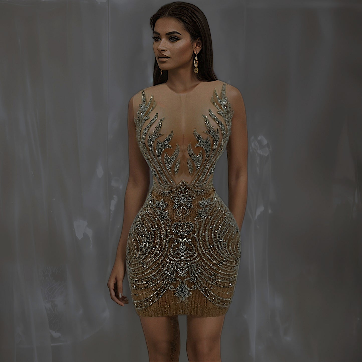 Diamond Fuego Cocktail Dress