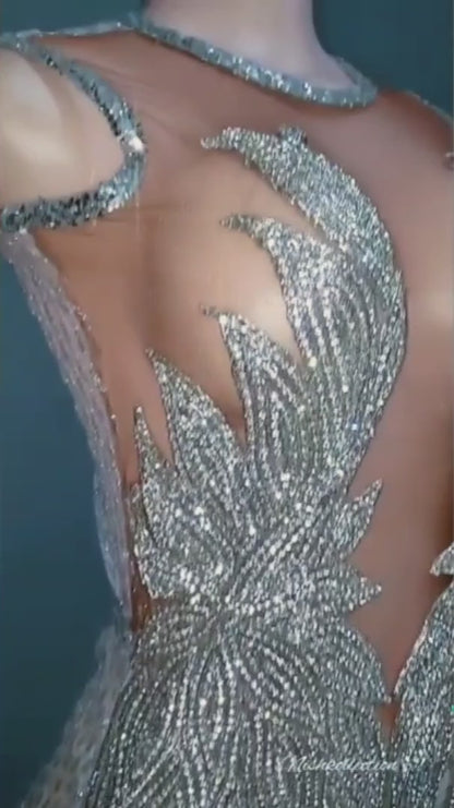 Phayrah Rhinestone Dress