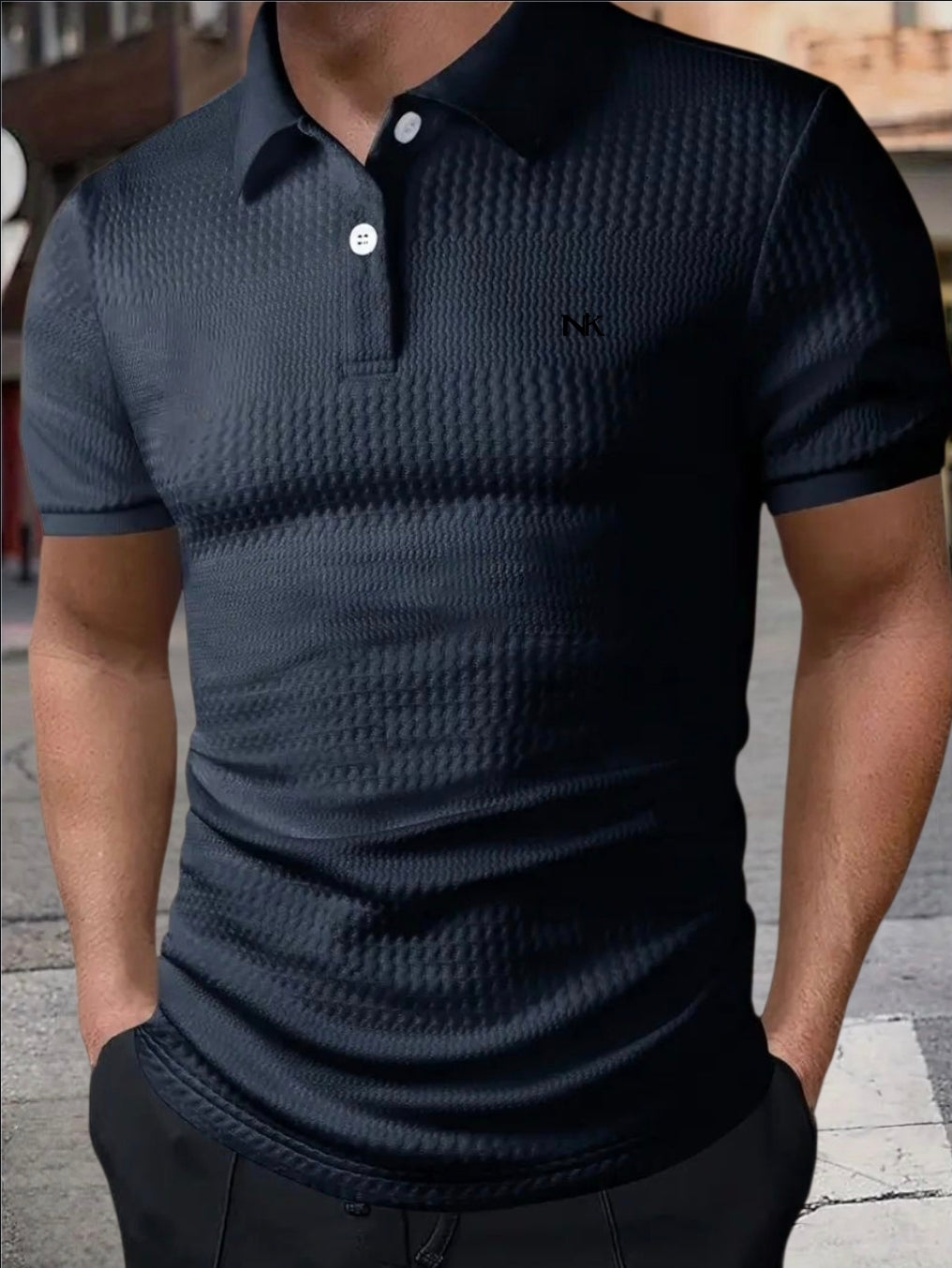 Nk Pattern Polo Shirt
