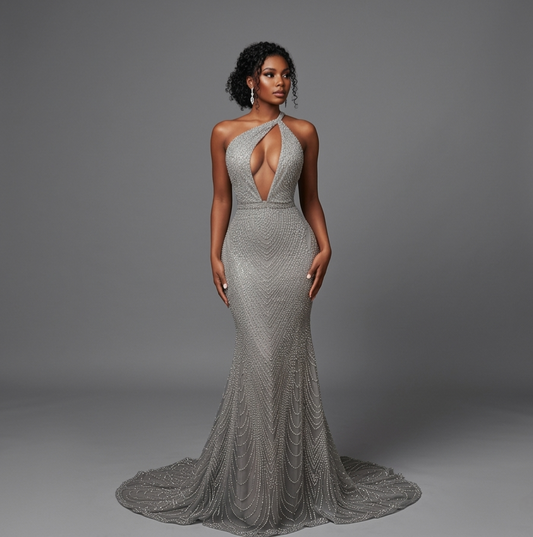 Solange Glitter Mermaid Dress