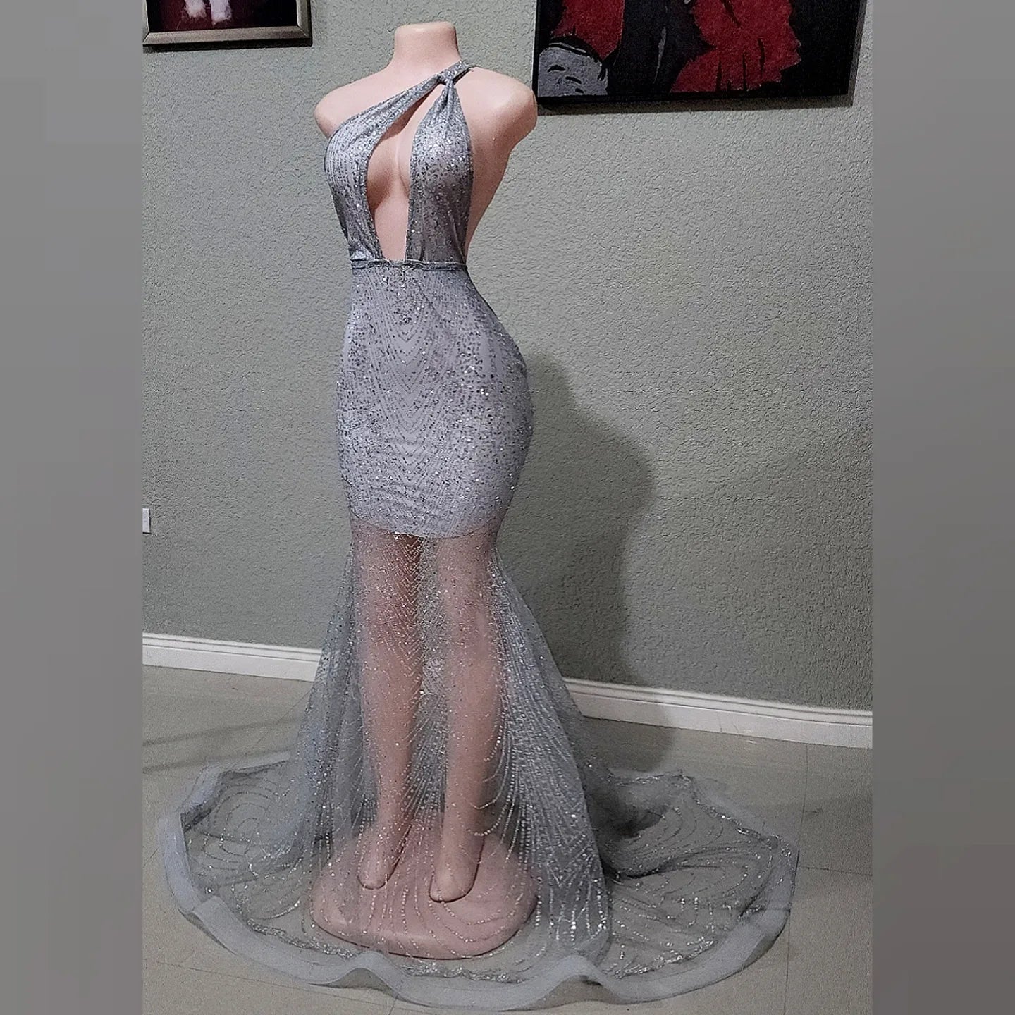 Solange Glitter Mermaid Dress
