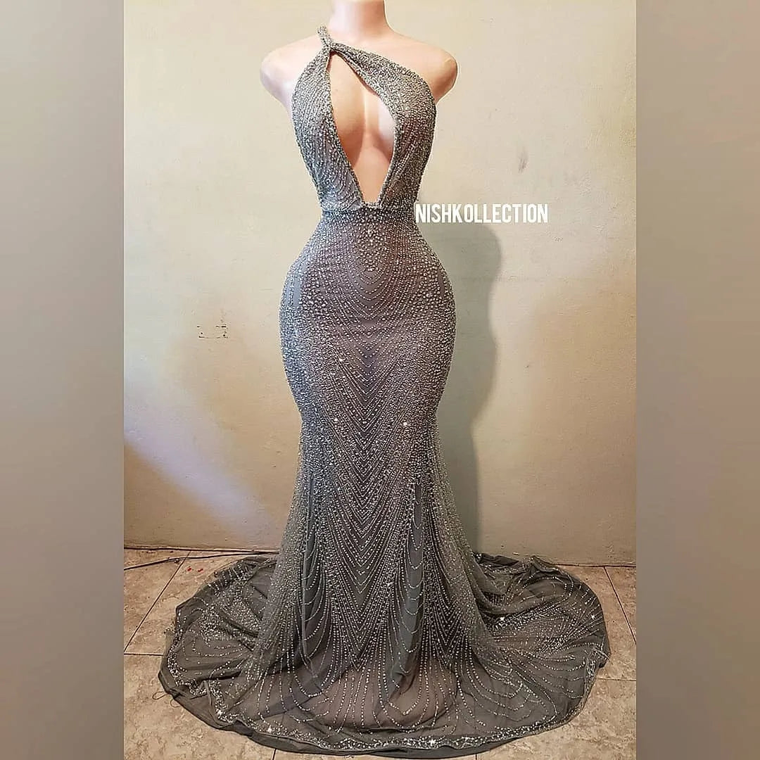 Solange Glitter Mermaid Dress