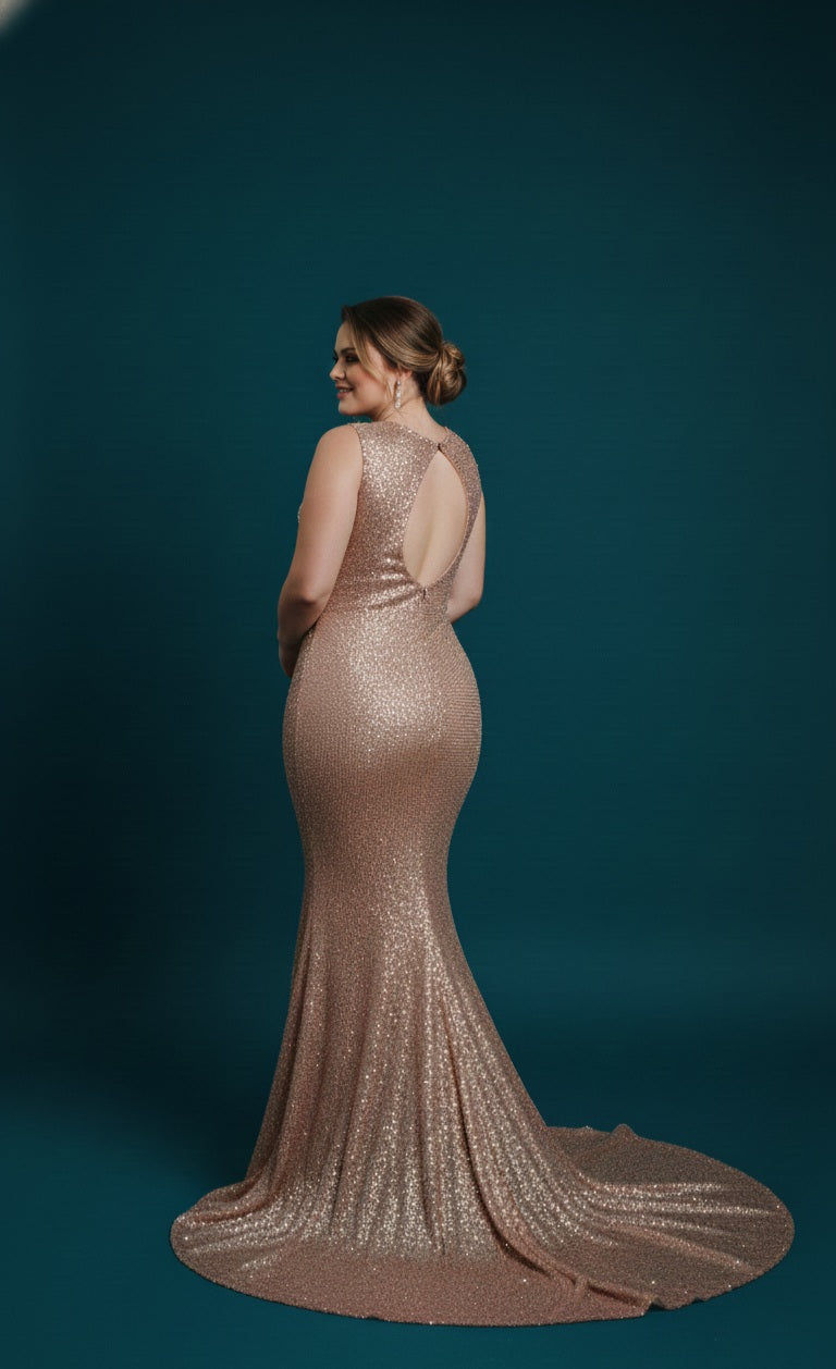 Naijah Sequin Mermaid Gown RTS
