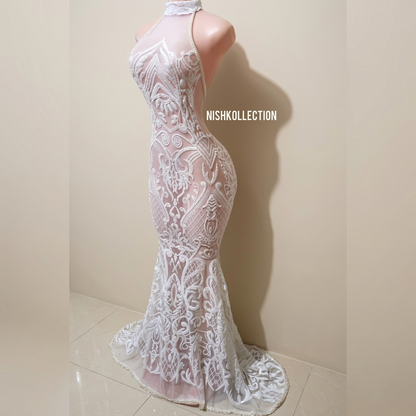 Rivera Turtle Neck Sequin Dress